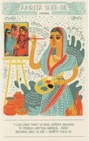 Amrita Shergil Sher-Gil Hungarian Indian Painting Artist Postcard