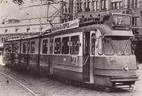Amsterdam Holland Large Old Tram 1950s 1960s Tramcar Photo