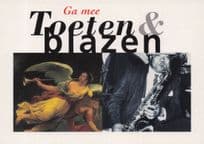 Amsterdam Museum Jazz Music Risque Painting Advertising Postcard