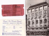 Amsterdam Niederlande Hotel de Roode Leeuw Real Photo Old Postcard & Ephemera