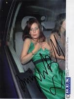 Amy Nuttall Emmerdale 2004 TV Awards Party Hand Signed Press Photo