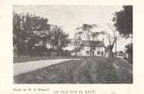 An Old Inn In Kent Pub Antique Idle Moments Rare Postcard