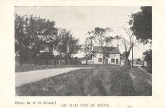 An Old Inn In Kent Pub Antique Idle Moments Rare Postcard