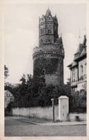 Anderlach Runder Turm & Hotel German Real Photo Postcard