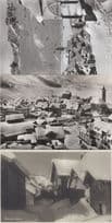 Andermatt Switzerland 3x Beautiful Snow Old RPC Postcard s