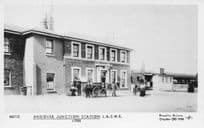 Andover Junction Station in 1906 Pamlin Prints Railway RPC Postcard