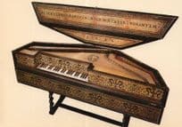Andre Ruckers Old Harpsichord Bruges Belgium Postcard