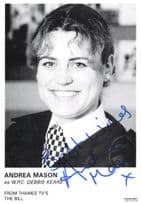 Andrea Mason ITV The Bill Hand Signed Cast Card Photo