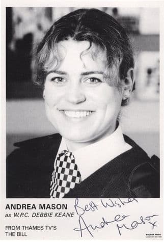 Andrea Mason The Bill Rare Hand Signed Autograph Cast Card