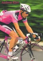 Andreas Klier German Cycling Road Race Hand Signed 2001 Tour Photo
