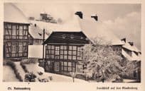 Andreasberg In Winter Lower Saxony Germany Antique Postcard