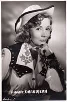 Andree Grandjean Country & Western Singer Old Hand Signed Photo