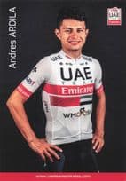 Andres Ardila Bicycle Cyclist Sports UEA EmiratesT eam Postcard