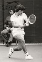 Andrew Jarrett Derby 1980s British Tennis Player Large Press Photo