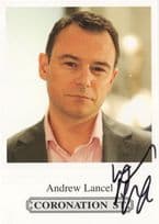 Andrew Lancel Coronation Street Hand Signed Cast Card Photo