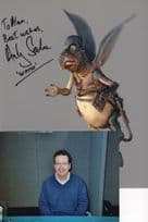Andy Secombe as Whatto Star Wars Hand Signed Autograph & COA Photo