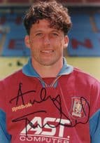 Andy Townsend Aston Villa FC Hand Signed Autograph Photo