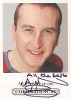 Andy Whyment Coronation Street Hand Signed ITV Cast Card Photo