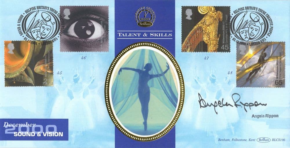 Angela Rippon BBC Newsreader Hand Signed Benham FDC