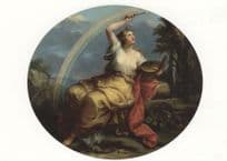 Angelica Kauffman Design & Colour 1778 London Gallery Painting Postcard
