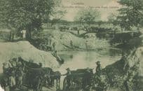 Angola Cuamato Old Military African Antique Postcard