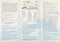 Anita Reeves Irish Film Actress Hand Signed Theatre Flyer