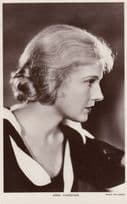 Ann Harding Picturegoer Vintage Photo Postcard