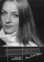 Ann Marie Davies Brookside Reverse Hand Signed Cast Card Photo