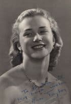 Ann Taylor Bob Monkhouse For Love Or Money 1950s TV Quiz Show Hand Signed Photo