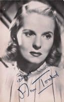 Ann Todd Film Actress Hollywood I Received In 1948 Signed Photo