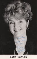 Anna Dawson of Kenny Everett Benny Hill Show Hand Signed Photo