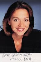 Anna Ford TV Newsreader Hand Signed Photo