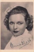 Anna Neagle Historic Film Actress EX Hand Signed Photo