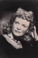 Anna Neagle Historic Hollywood Film Actress Old Hand Signed Photo