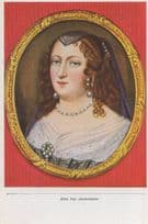 Anna Of Austria Queen Of France Of King Louis XIII Painting Postcard