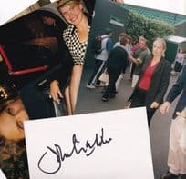 Anna Walker Wish You Were Here Sky TV 3x Hand Signed Card + Photo Ephemera