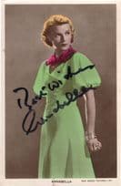 Annabella Historic French Actress Hand Signed Signed Photo Autograph