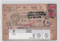 Annaberg Erzweg Germany 1921 Packet Coupon Antique Postcard