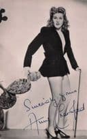 Anne Crawford Hollywood Actress Signed Photo I Recieved in 1948