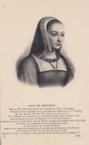 Anne De Bretagne French Old Postcard