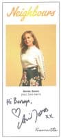Annie Jones as Jane Harris in Neighbours Hand Signed Cast Photo