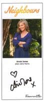 Annie Jones as Jane Harris Neighbours Hand Signed Cast Photo