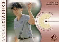 Annika Sorenstam Course Classics 2003 Authentic Worn PGA Tour Golf Shirt Card
