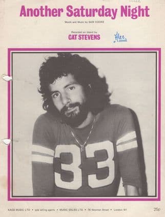 Another Saturday Night Cat Stevens Sheet Music