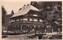Ansichtskarte Hintergern Berchtesgaden Alpengaststätte Theresienklause German Postcard