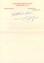 Anthony Jolliffe London Mayor & Dorset Hand Signed Autograph