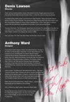 Anthony Ward My Fair Lady La Boheme Oliver Costume Designer Hand Signed Page