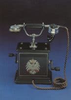 Antique German 1905 Phone Fernsprechtischapparat OB 05 Postcard
