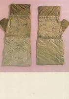 Antique Gloves Embroidered Mittens Chinese Han Dynasty Postcard
