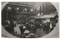 Antique Moving Drum Fair Organ Fairground Society PB Postcard Photo